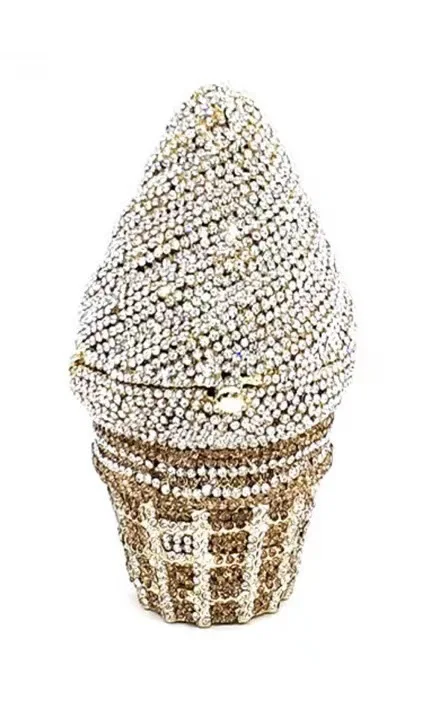 XIYUAN Woman New Arrival Ice Cream Fashion Purse Colorful Crystal