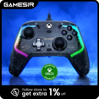 GameSir Kaleid Xbox Controller Wired Gamepad for Xbox Series X, Xbox Series S, Xbox One game console, with Hall Effect Joystick 1