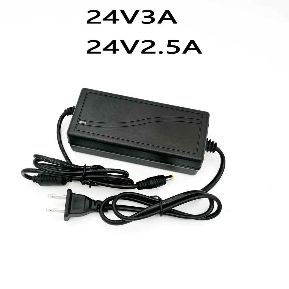 

220V to 24V 2.5A 3A American plug European plug switch power adapter LED light with water pump water purifier printer power
