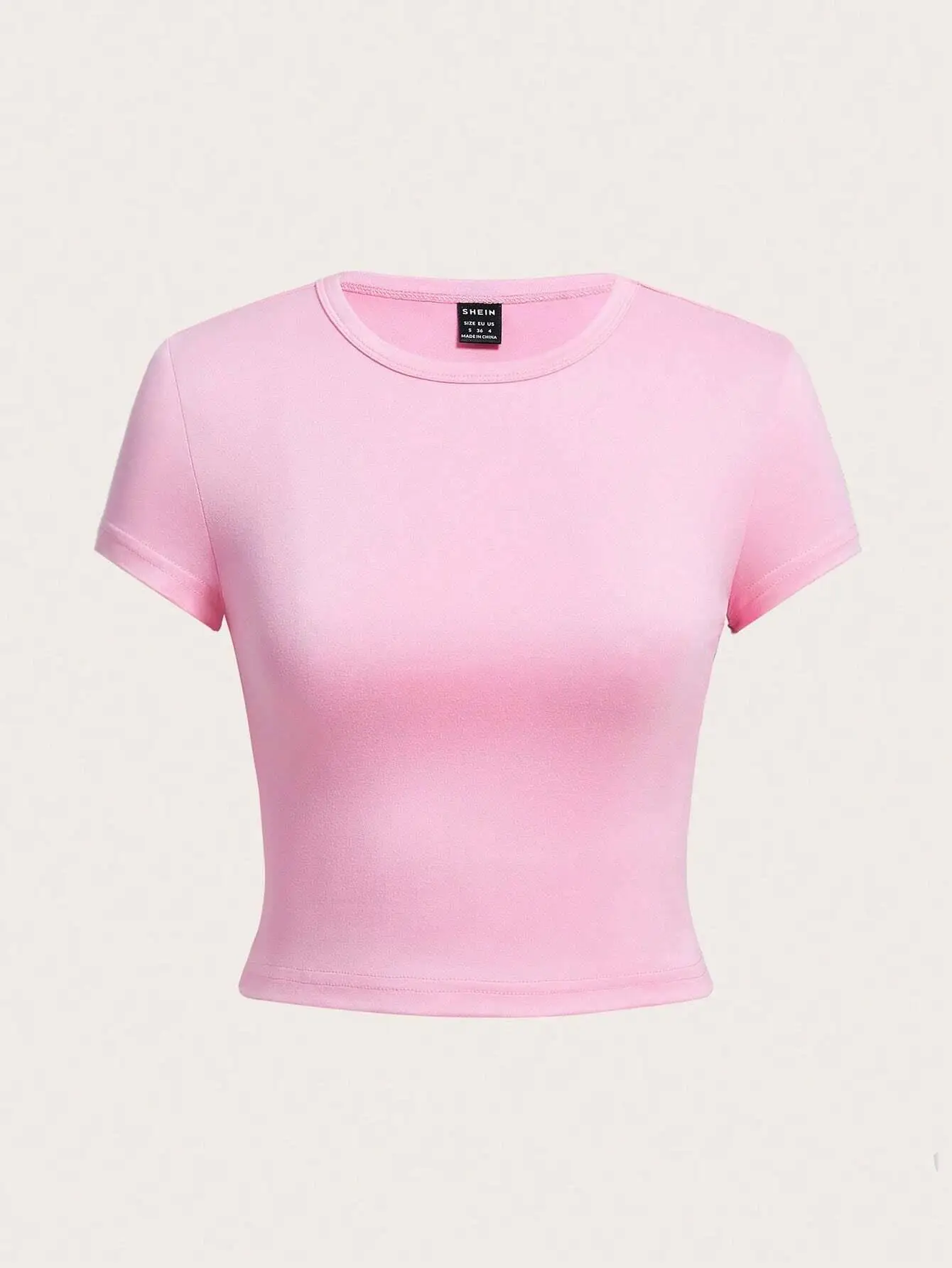 Y2K Woman Solid Crop Tops Short Sleeve High Elastic Viscose T-Shirt Soft O-Neck Sporty Tees Summer Street Fashion Female Clothes Best Sellers In Women's Clothing