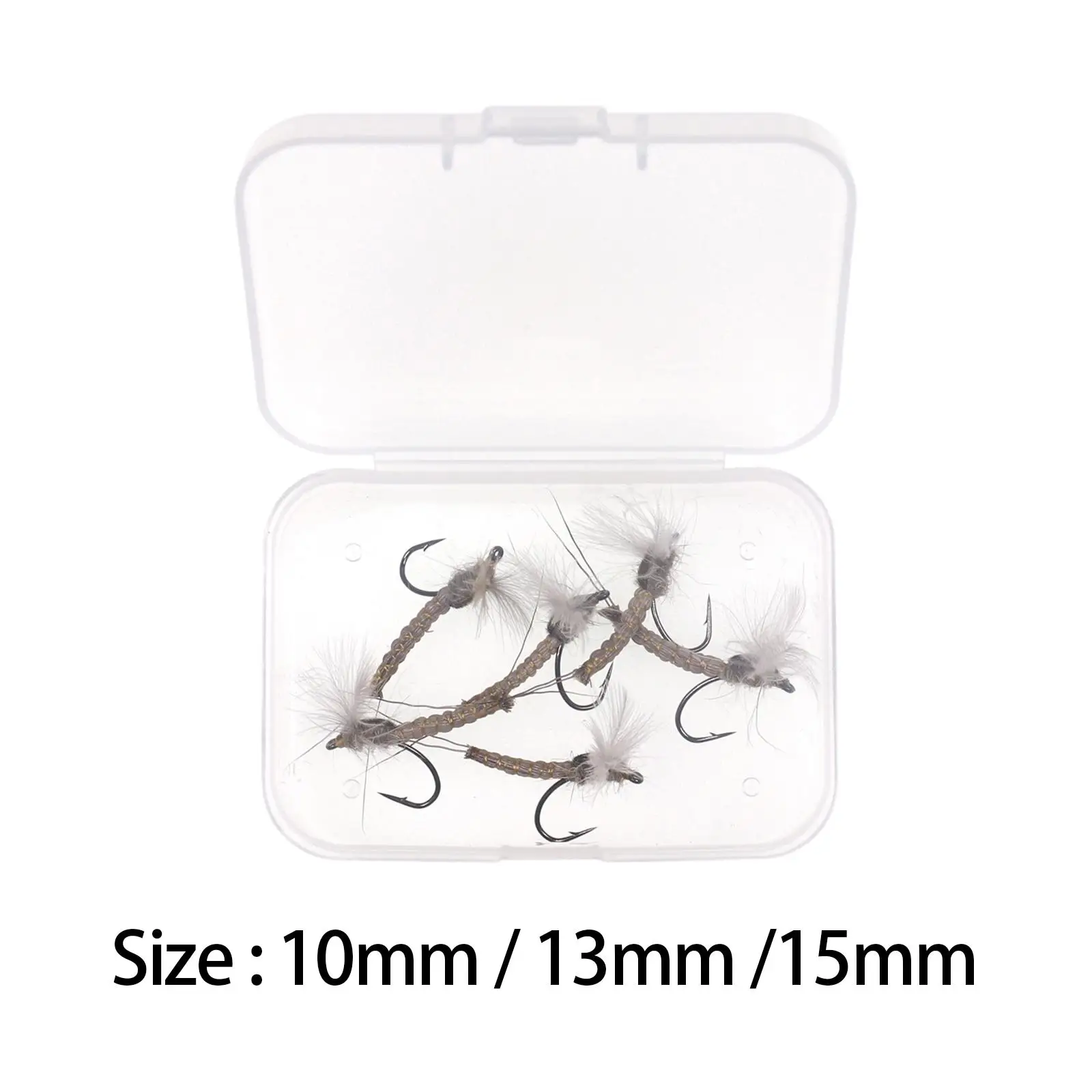 6Pcs Trout Fishing Flies Fishing Tackle Easy to Use Supplies fishing lures Dry