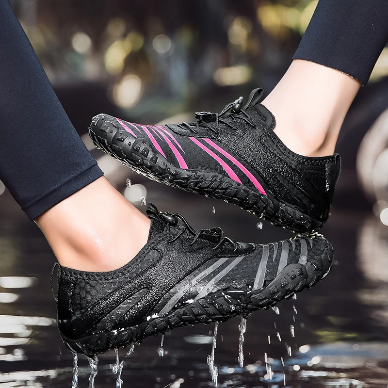 Women and Men Aqua Shoes Water Beach Shoes Swimming Slippers Non-Slip Upstream Quick Dry Wading Summer Outdoor Sneakers