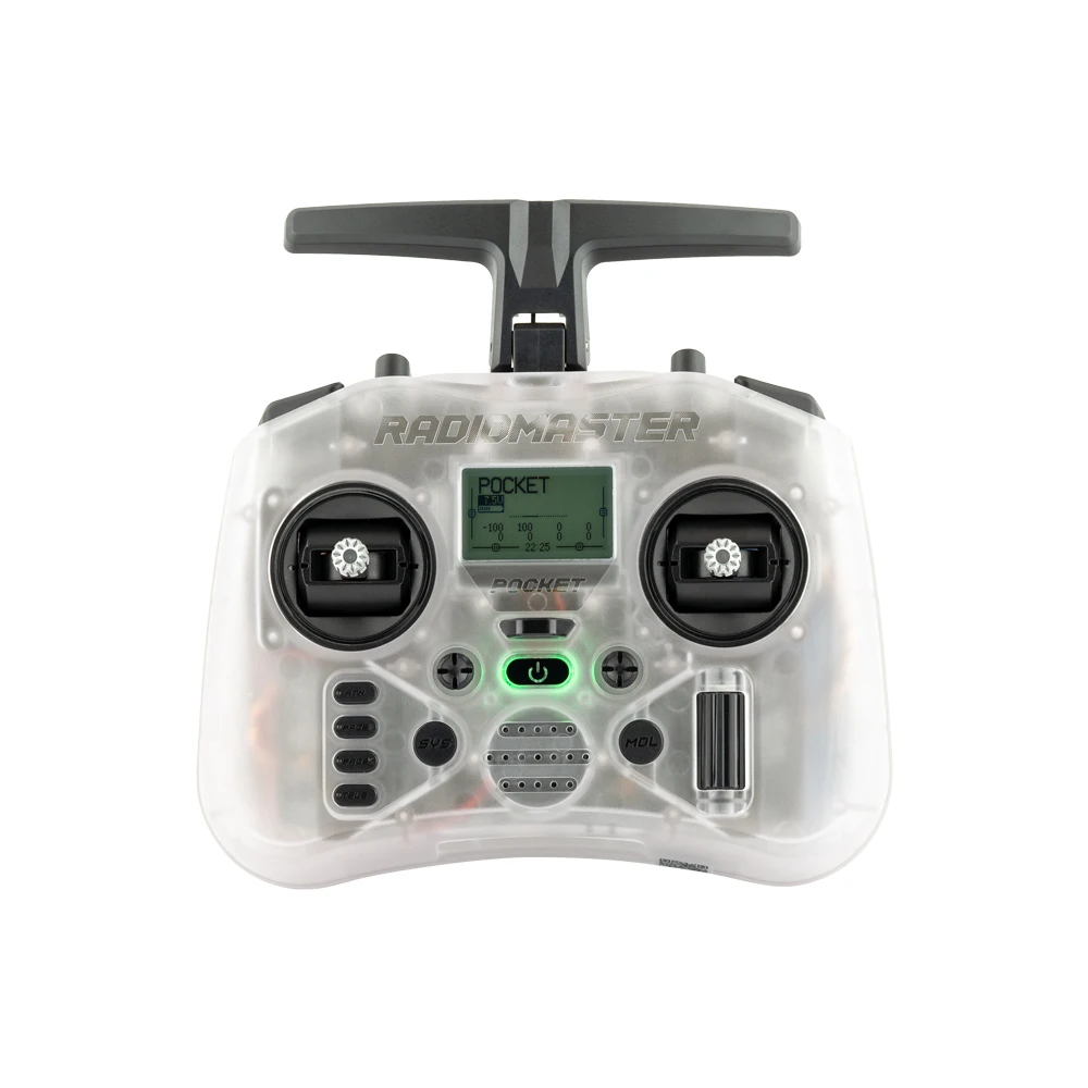 Radiomaster Pocket Hall Gimbal Transmitter Remote Control Portable Lightweight Built In LED Light Foldable Antenna 100% Original thumbnail 3