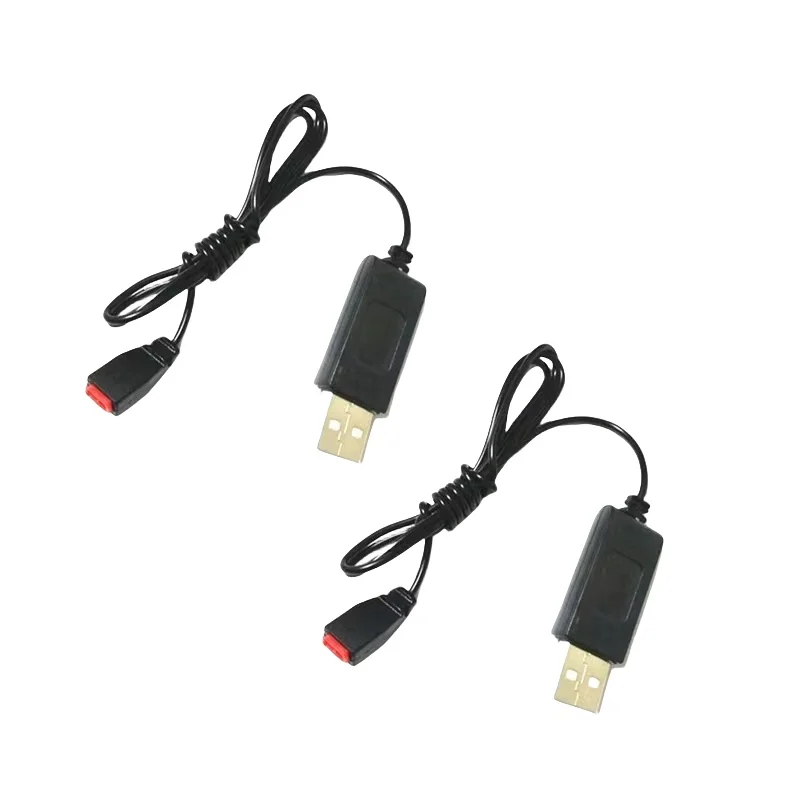SYMA Drone USB Charger Cable 2Pack 3.7V 1S Replacement Charging Cord for X21 X26 X5HW X5A-1 X5UW X9S X54HW X56W RC Quadcopter
