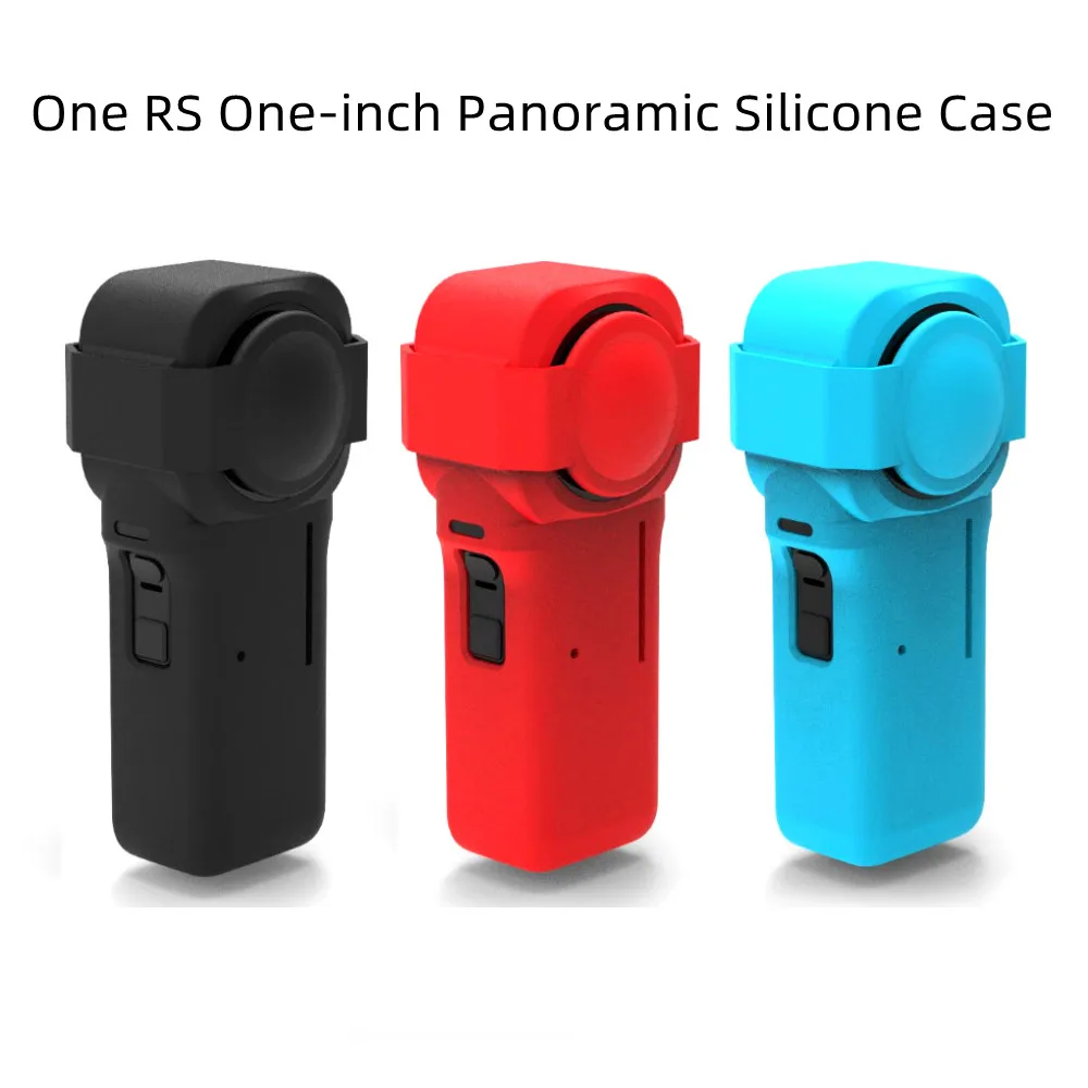 

Silicone Protective Case for Insta360 One RS 1-inch 360 Edition 1-inch Sensors Panoramic Camera with Dustproof Cover
