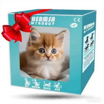 Toy Cat Simulation Electric Walking Will Be Called Plush Electronic Pet Simulation