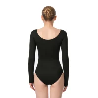 Women Basic Dance Leotard Long Sleeve Adult Team Ballet Leotard Dancewear - Image 6