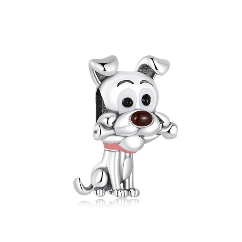 

Fit Original Pan Charms Bracelet Disney Cute Cartoon Pluto Dog Beads DIY Jewelry For Women Men Anime Bone Puppy Bangle Accessory