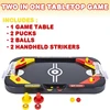 2 In 1 Mini Hockey Soccer Game Arcade Style Ice Hockey Table Play Soccer and Hockey Table Game 5