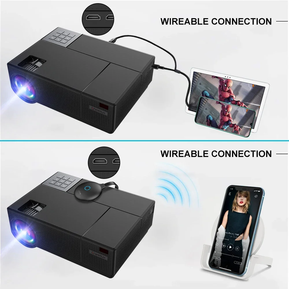 1920x1080 Home Theater Projector 3D HD Led Video Projectors FHD Lcd Proyector Home theatre system Beamer