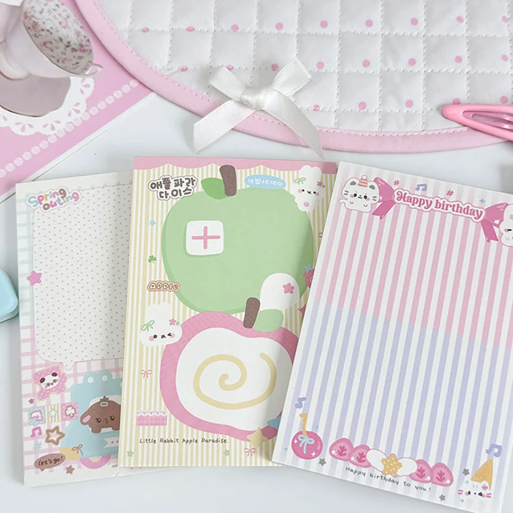 Cartoon-Inspired Cute Memo Pad - 50 Sheets, Ins Style Student Notebook