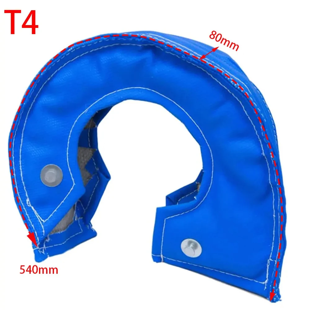 High-Performance Titanium Turbo Blanket Heat Shield Barrier - Available in Black, Red, and Blue