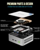GMKtec M3 Intel Core i5-12450H Gaming Mini PC 8-core 12-thread 16/32GB DDR4 512GB/1TB SSD Computer PC Mini Computer Gaming PC 3