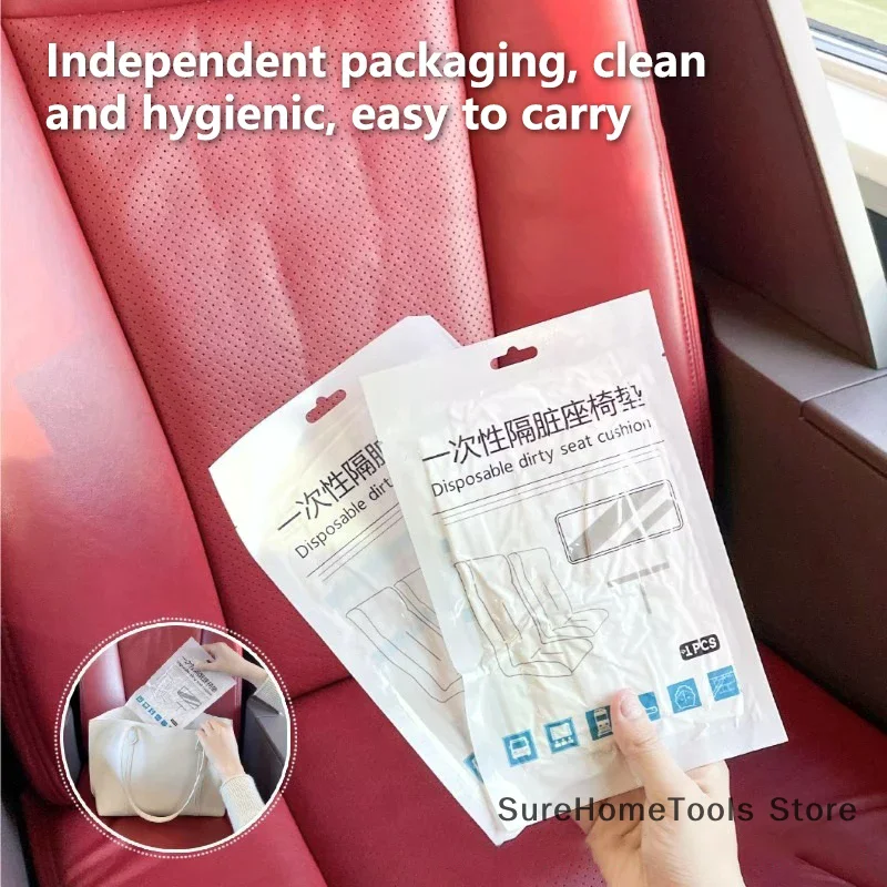 Disposable High-speed Rail Seat Cover Thickened Dirt-proof Travel Cushion Universal Train Airplane Chair Cover Portable Supplies