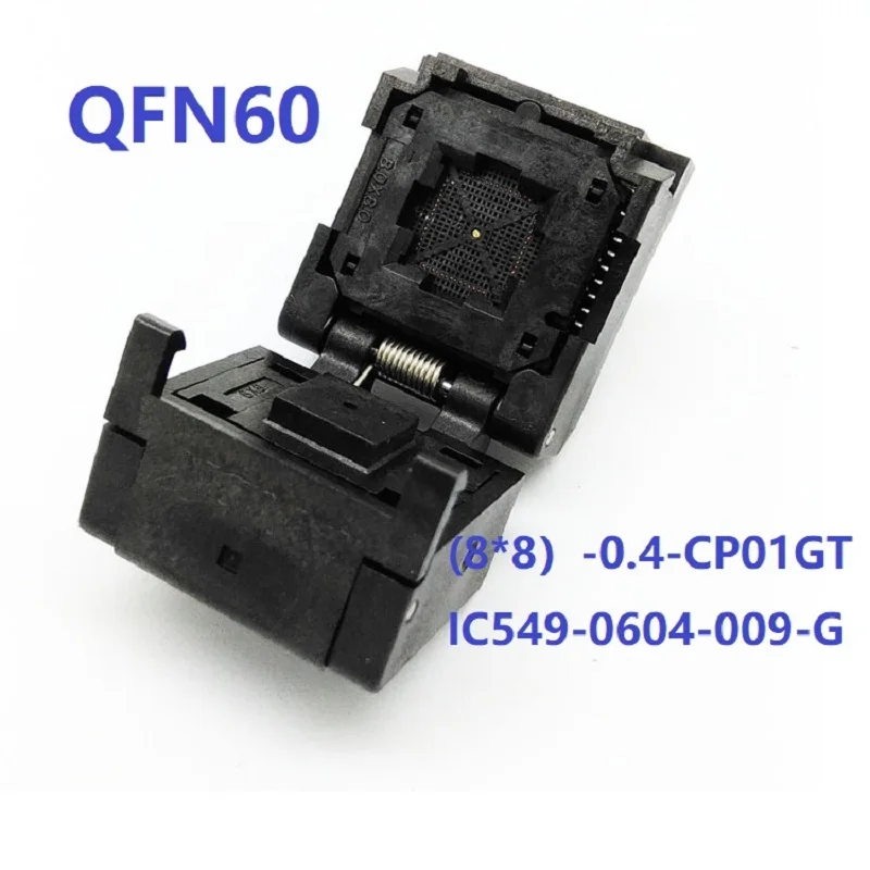 

QFN64 QFN76 QFN80 QFN84 QFN88 Pitch 0.4mm Programming Socket IC549-0764-012-G IC549-0804-013-G IC549-0844-018-G Flash Adapter SM