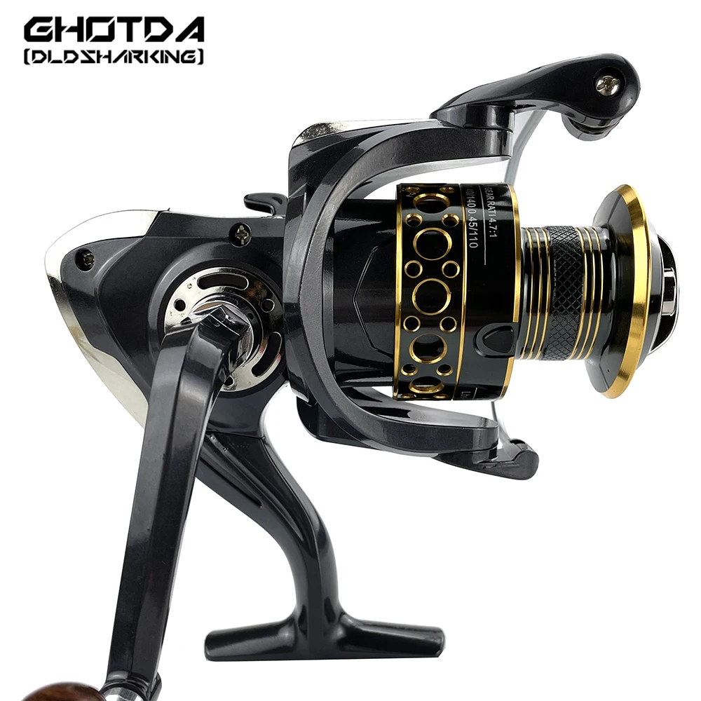 GHOTDA 8kg-10kg Baitfeeder Surf Fishing Reel Carp Spinning Fishing Reels  Carp Fishing Long Frontal Casting Reel SeaWater