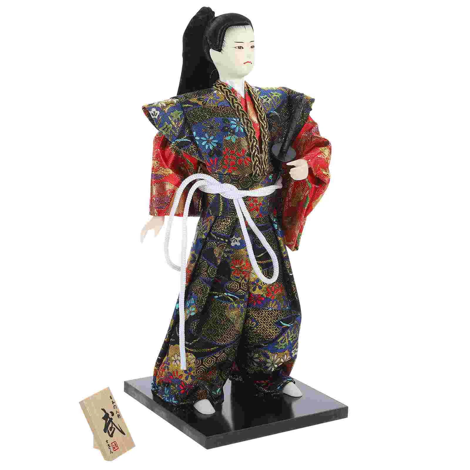 

Фигурка самурая, японская статуя самурая, фигурка ниндзя, Традиционная Кукла воина, азиатская Коллекционная скульптура для мужчин, стол