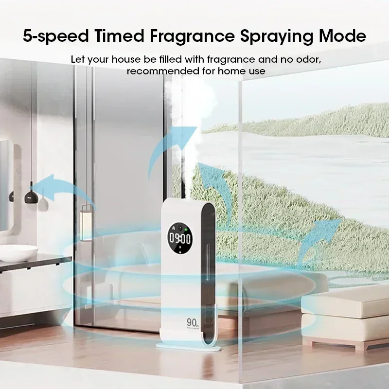 Mini Multi-Functional Aromatherapy Diffuser USB Smart Essential Oil Air Freshener Home Desktop Wall Mounted For Car_voghion.com