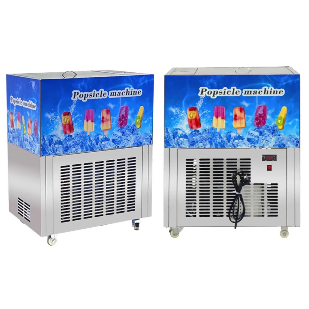 Commercial Automatic Ice Cream Fruit Popsicle Maker Ice Lolly Making Machine Freeze Pop Machine
