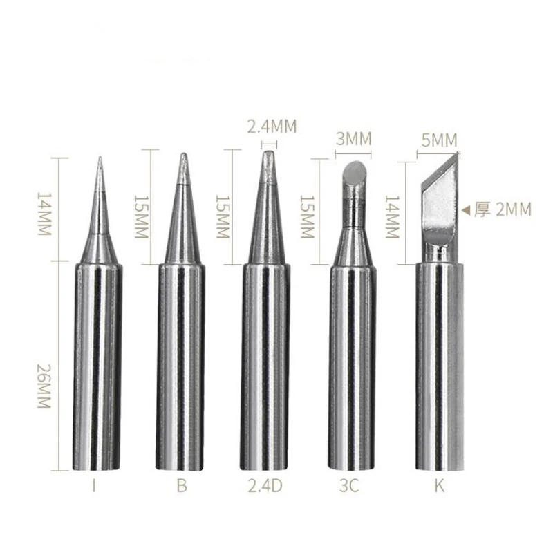 26V 65W FX-8801 Replacement Soldering iron Handle for HAKKO FX-888 FX-888D Solder Station + 5Pcs Solder Iron Tips