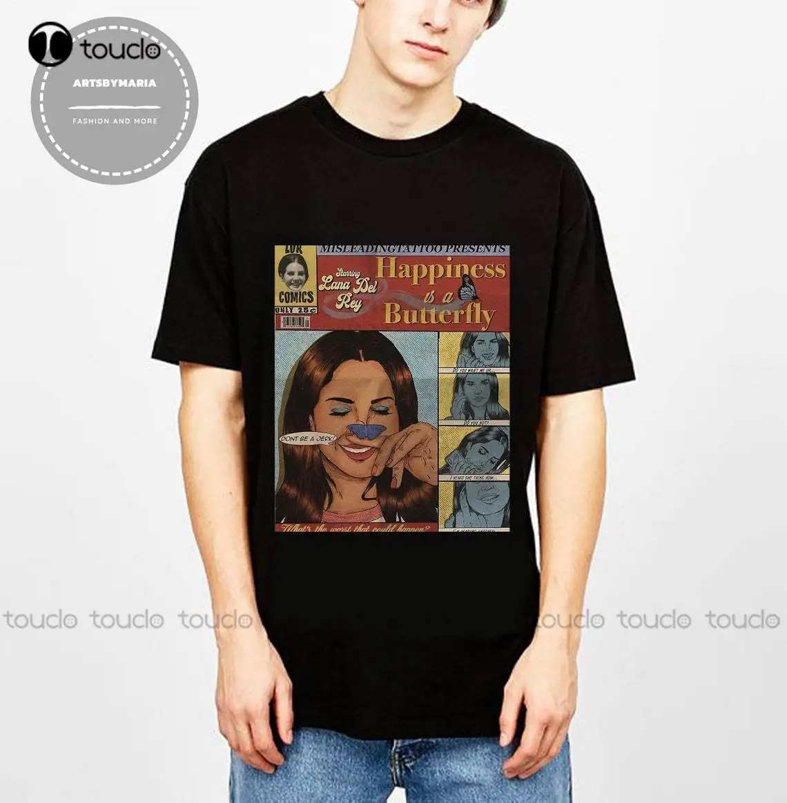 Lana Del Rey Happiness Is A Butterfly Vintage Shirt Lana Del Rey Tour Shirt Lana Del Rey Album T Shirt T Shirt Dress Women New