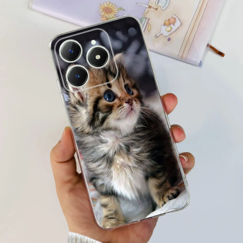 Cute Love Heart Soft Clear Silicone Protective Phone Case
