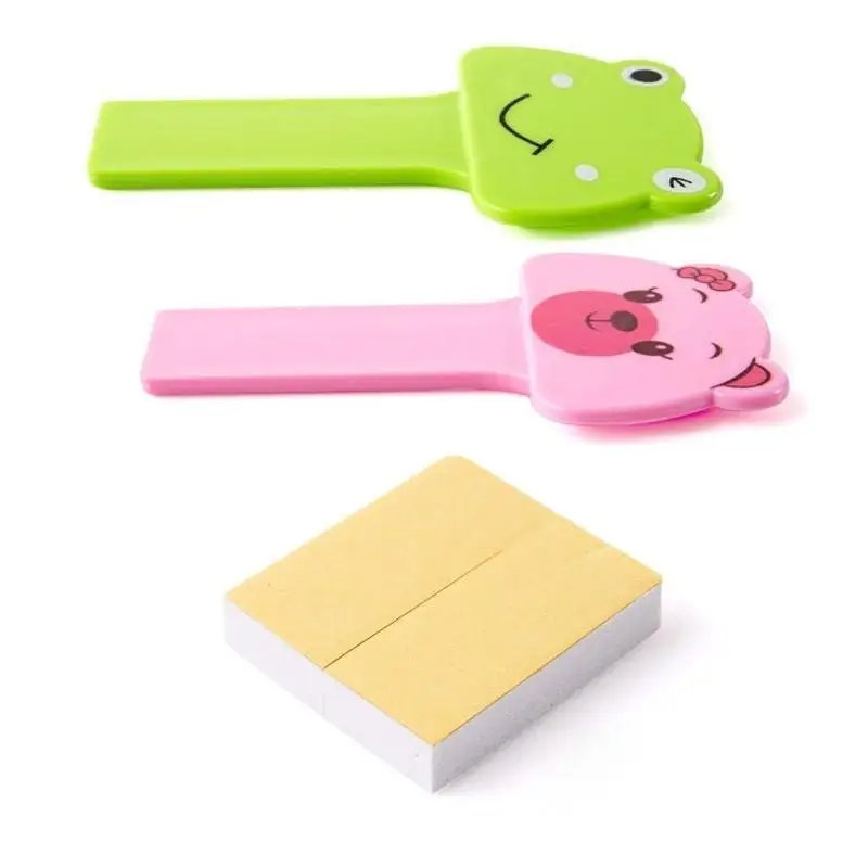 Creative Cartoon Toilet Lid Holder Convenient Home Toilet Lid Release Handle Non Dirty Hand Plastic Cartoon Toilet Lid Holder
