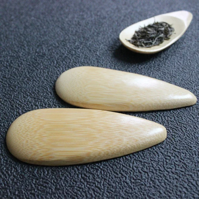 Tea spoons 1-3pcs bamboo tea scoops for friends as gift