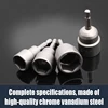 1PCS 6-24mm Hex Socket Sleeve Nozzles Nut Driver Screwdriver Drill Bit Adapter Magnetic Impact Socket Hex Shank Socket Wrench 5