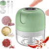 Electric Garlic Purer 250ML Mini Electric Garlic Chopper USB Charging Ginger Vegetable Cutter Food Chopper Kitchen Tools 1