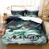 2025 Mo Dao Zu Shi The Grandmaster of Demonic Cultivation Bedding Set Cartoon Anime three-piece set Adult Kid Bedroom Duvetcover 1