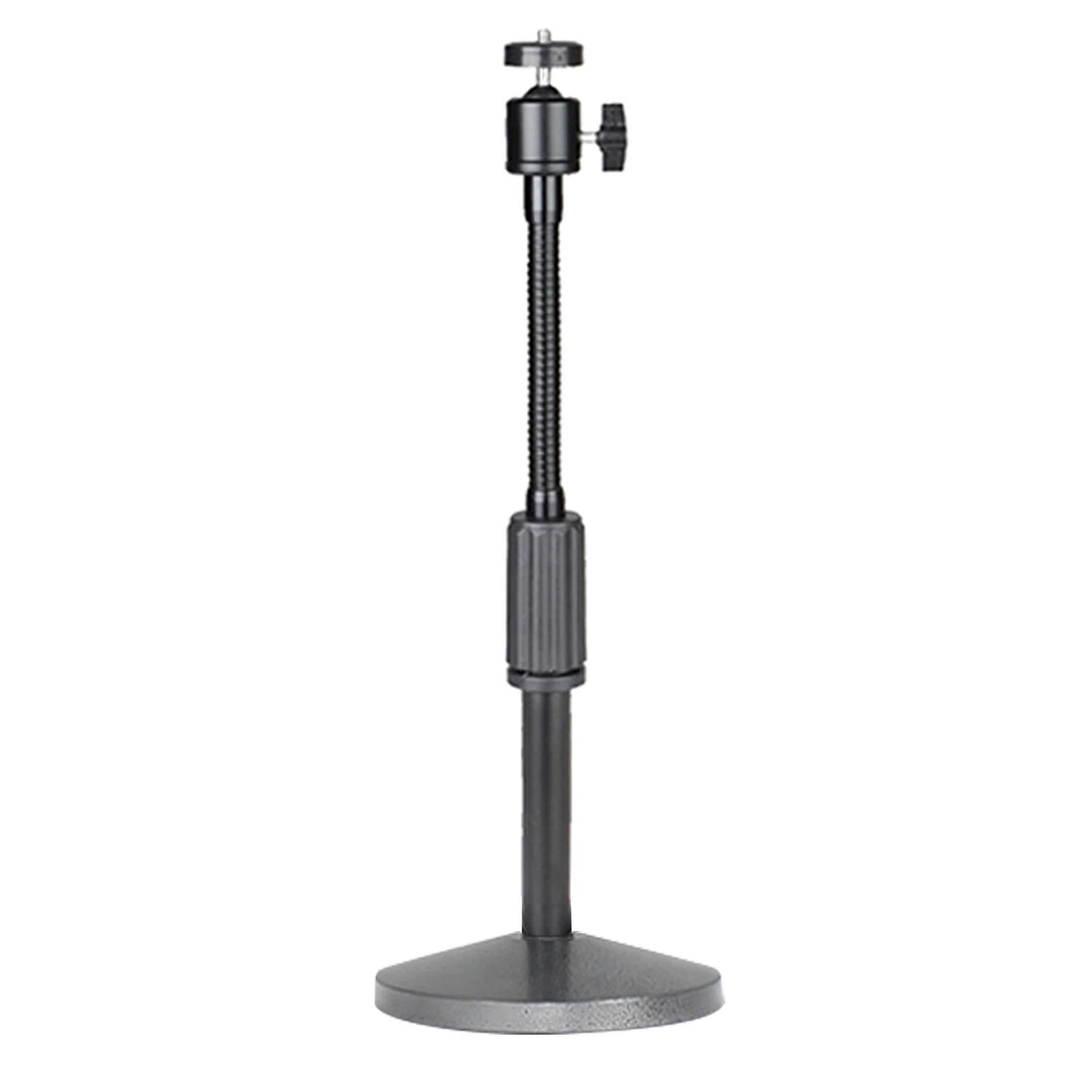 

Vertical Rotatable Webcam Stand Quick Release Camera Mount Tripod Flexible Adjustable Universal Black Clamp Lazy Bracket
