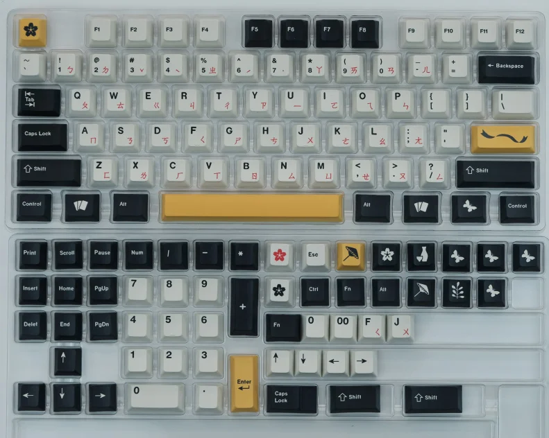 sublimação chave tampões cherry perfil keycap com