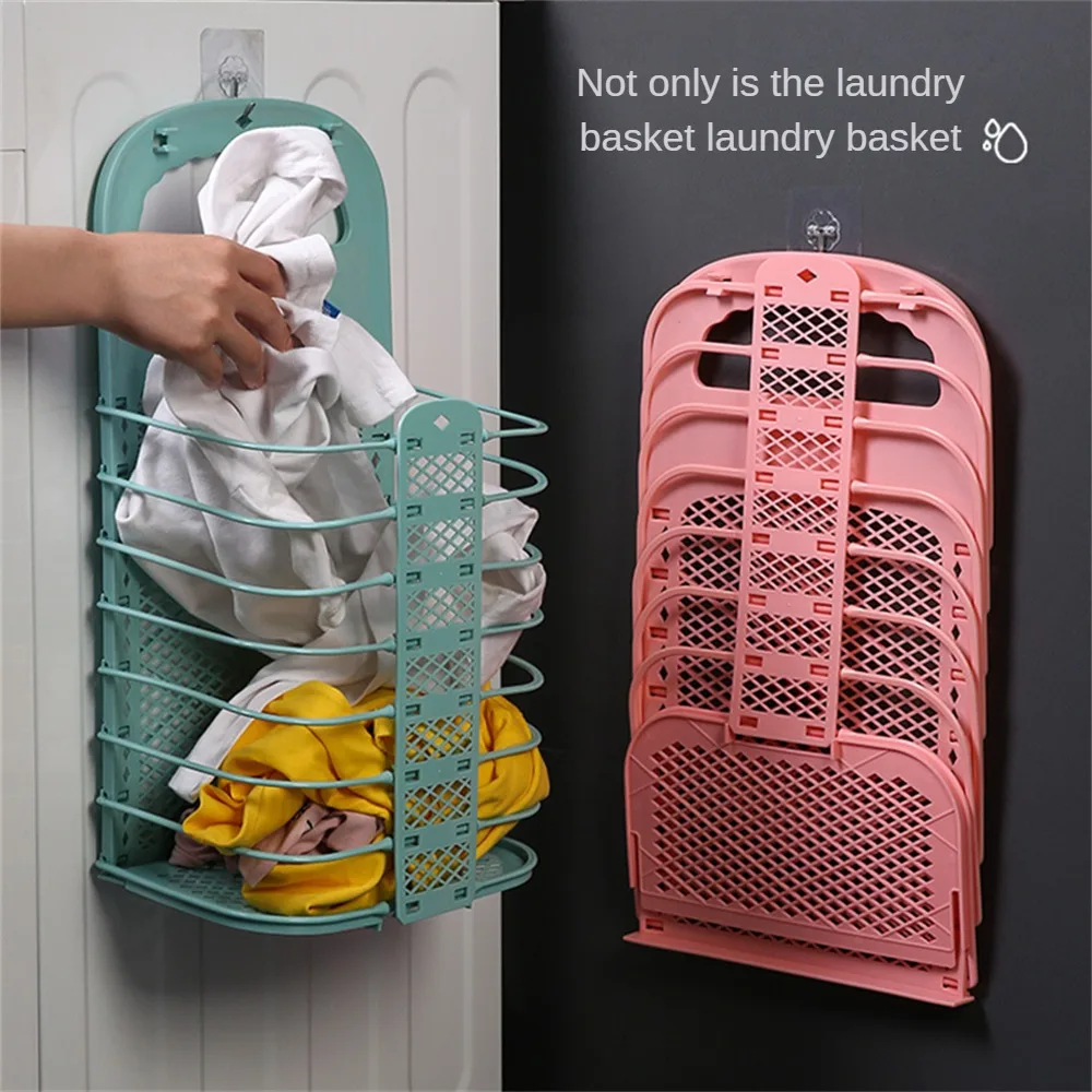 Description Picture 3 of itemFoldable Storage Basket Laundry Basket Organizer Dirty Clothes Basket Foldable Extra Large Capacity Toilet Wet And Dry Dirty