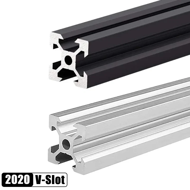 Aluminum Profile 2Pcs Openbuilds V-Slot Aluminum Profile 100mm-550mm 20x20mm for CNC 3D Printer Parts