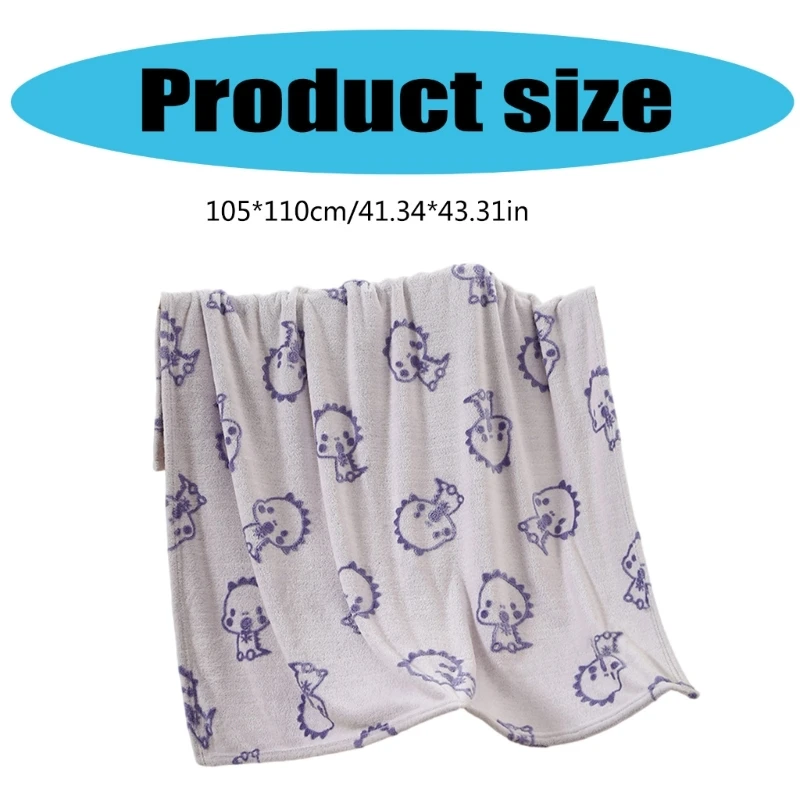 Q0KB Receiving Blanket for Toddlers Newborns Pram Blanket Strong Absorbent Breathable Towel Pram Swaddles Wrap Baby Quilt