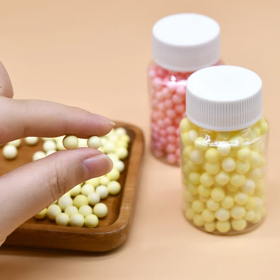 Description Picture 4 of itemMNFT 2Bottled Carp Fishing Floats Floating Water Ball Baits Meaty and Fruitacid Buoyant Particles Soft Bead Popup Fishing Bait