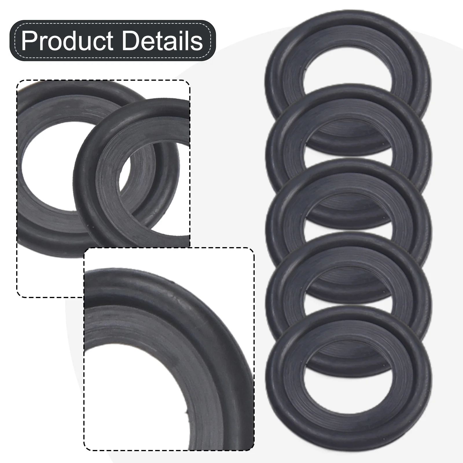 Universal Car Oil Pan Oil Drain Screws Rubber Gasket Sealing Ring Sealing Drain Plug Gasket Washer M-12 Accessories 10pcs