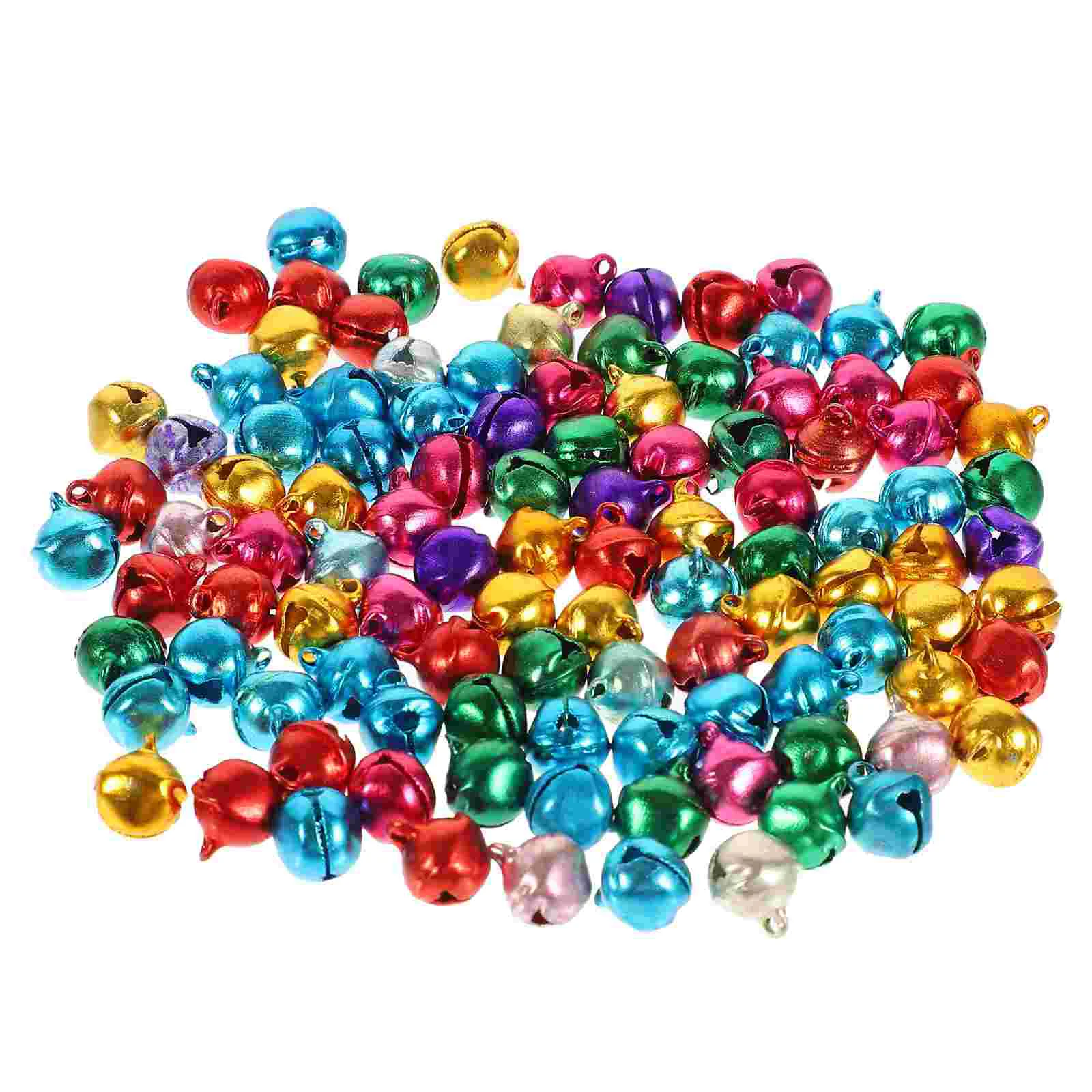 

200 Pcs Small Bells DIY Craft Sled Mini Christmas Wreath Iron Hanging Decor Ornament