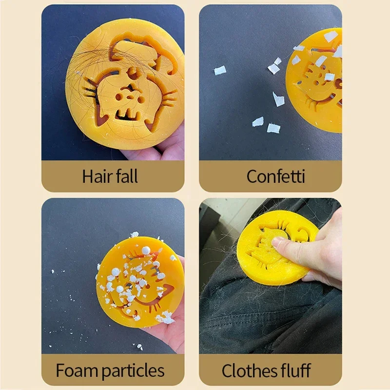 Laundry Ball Pet Hair Remover Laundry Hair Catcher Home Washing Machine Clothing Hair Remover Laundry Discs Lucky Cat Pet Hair Catcher Stickers Laundri Ball Reusable Wash Balls
