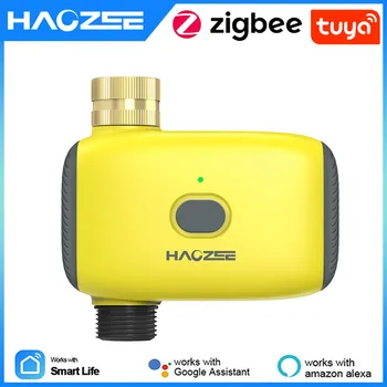 Tuya-Minuterie d'arrosage automatique intelligente Zigbee, contrôleur d'irrigation goutte à goutte, vanne d'eau intelligente, système d'arrosage automatique de jardin 1