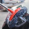 Car Mop Double Brush Head Stretching Handle Car Wash Brush Long Handle Cleaning Mop Windshield Roof Window Cleaning Maintenance 3
