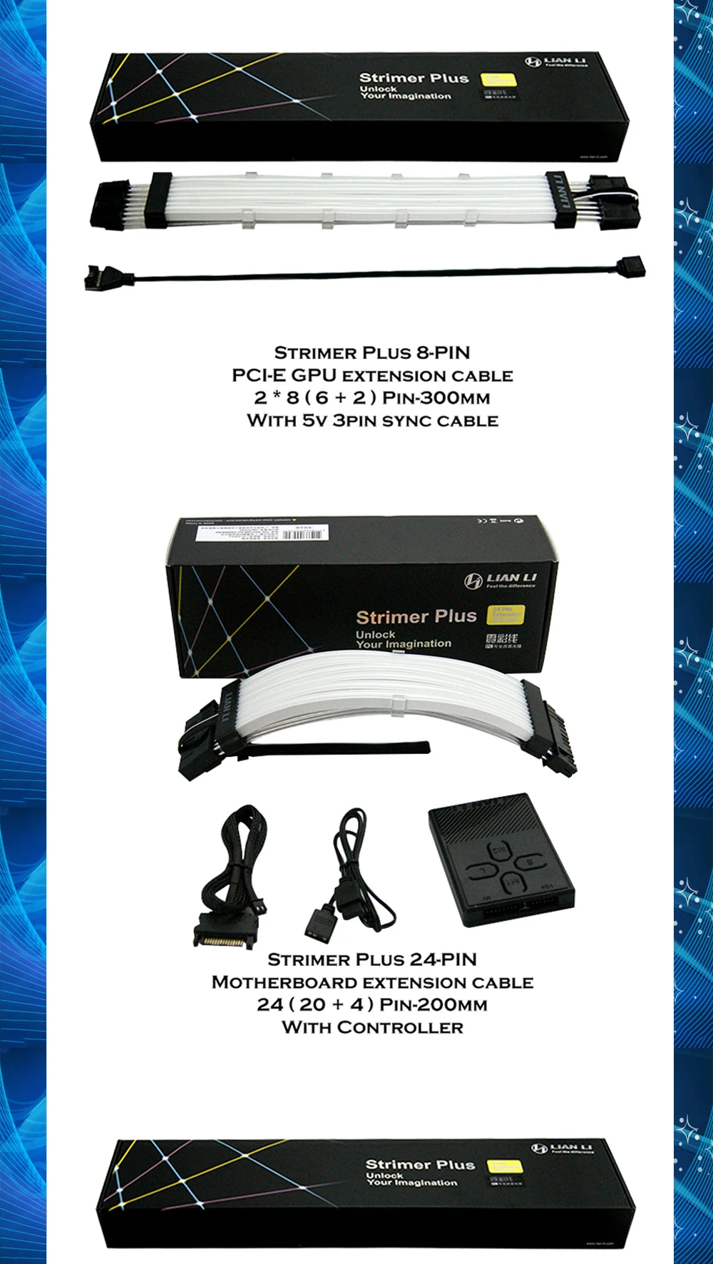 Silicone Light Guide, ARGB Strimer Plus, Lian