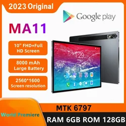 【Światowa premiera MA11 Andriod Tablet Pad MTK 6797 Deca Core 12GB + 512GB 8000mAh 10.1 Cal + wyświetlacz android 48MP kamera WPS + 5G WIFI