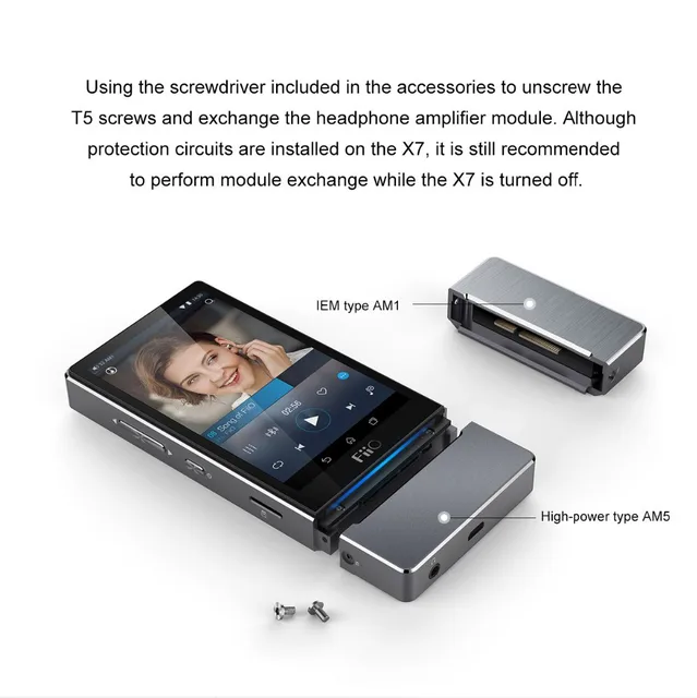 中古] FiiO AM3 X7/X7Mrk2/Q5用アンプモジュール バランス接続 2.5mm