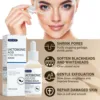 EELHOE Lactobionic Acid Pore Shrink Face Serum Skin Repair Remove Blackheads Acne Skin Care Lasting Moisturizing Korean Cosmetic 4