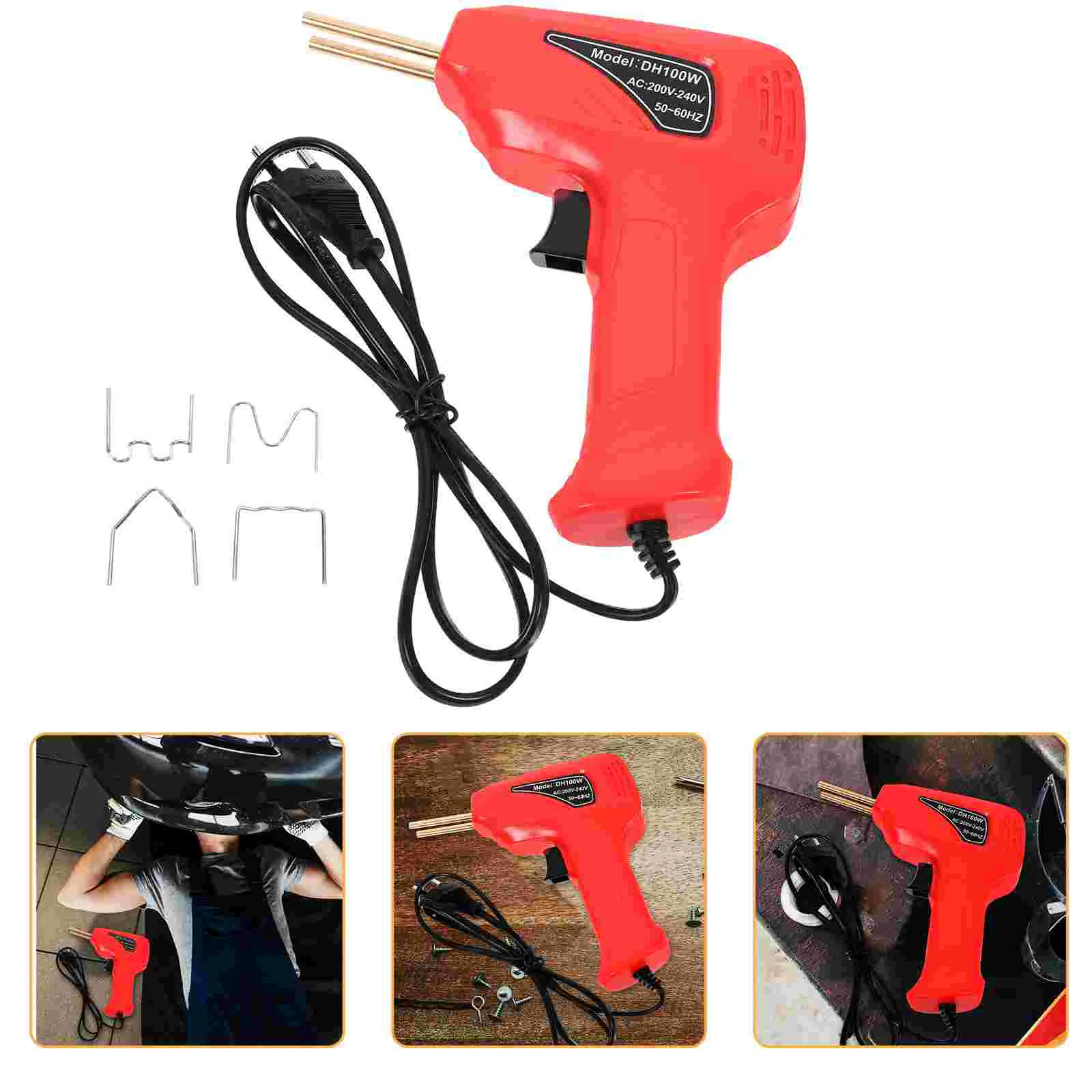 

Plastic Welding Kit Hood Fasteners Stapler Tack Welder Polyethylene Repair Abs Liquid Small Hot Staples