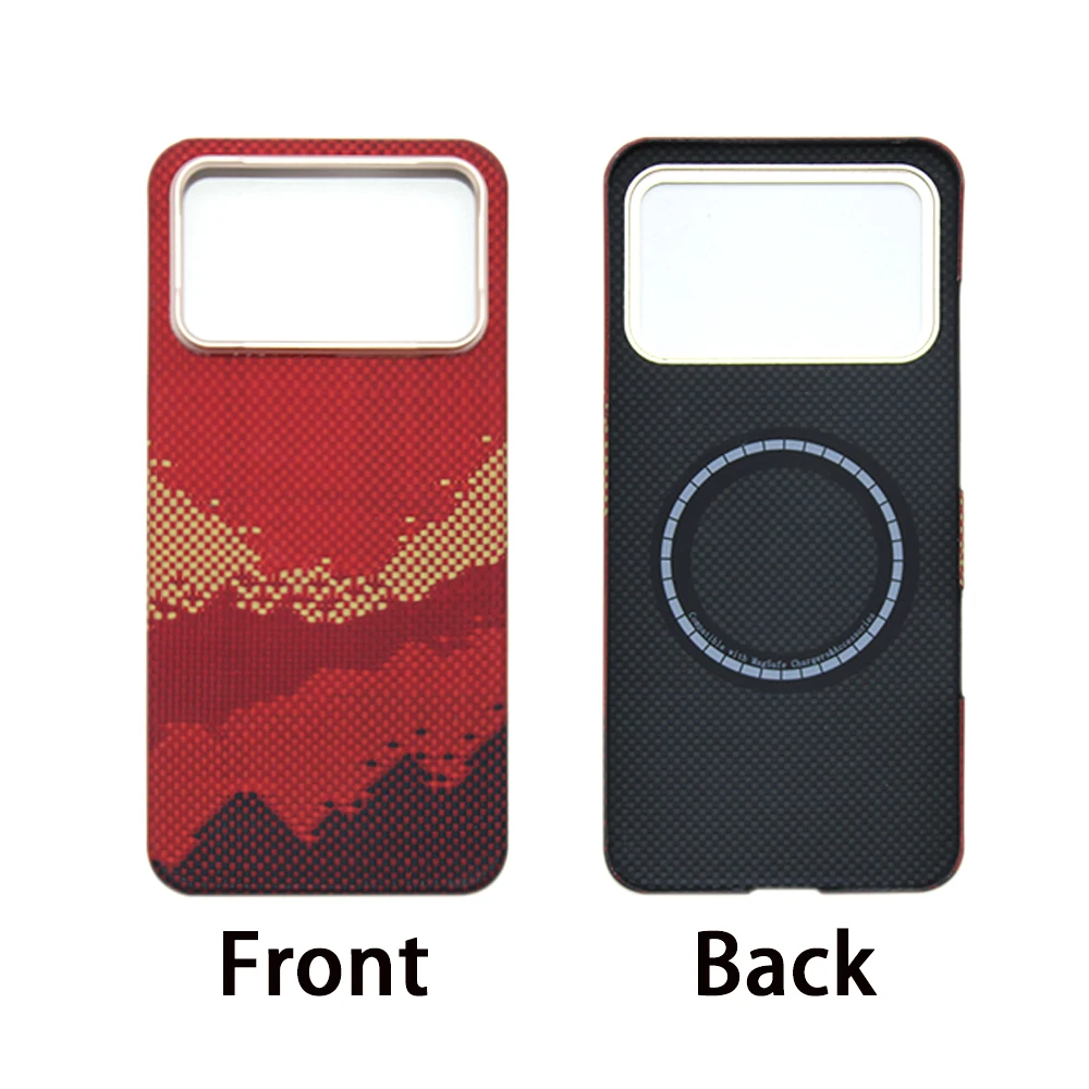 Luxury Aramid Fiber Magnetic Carbon Fiber Protective Phone Case