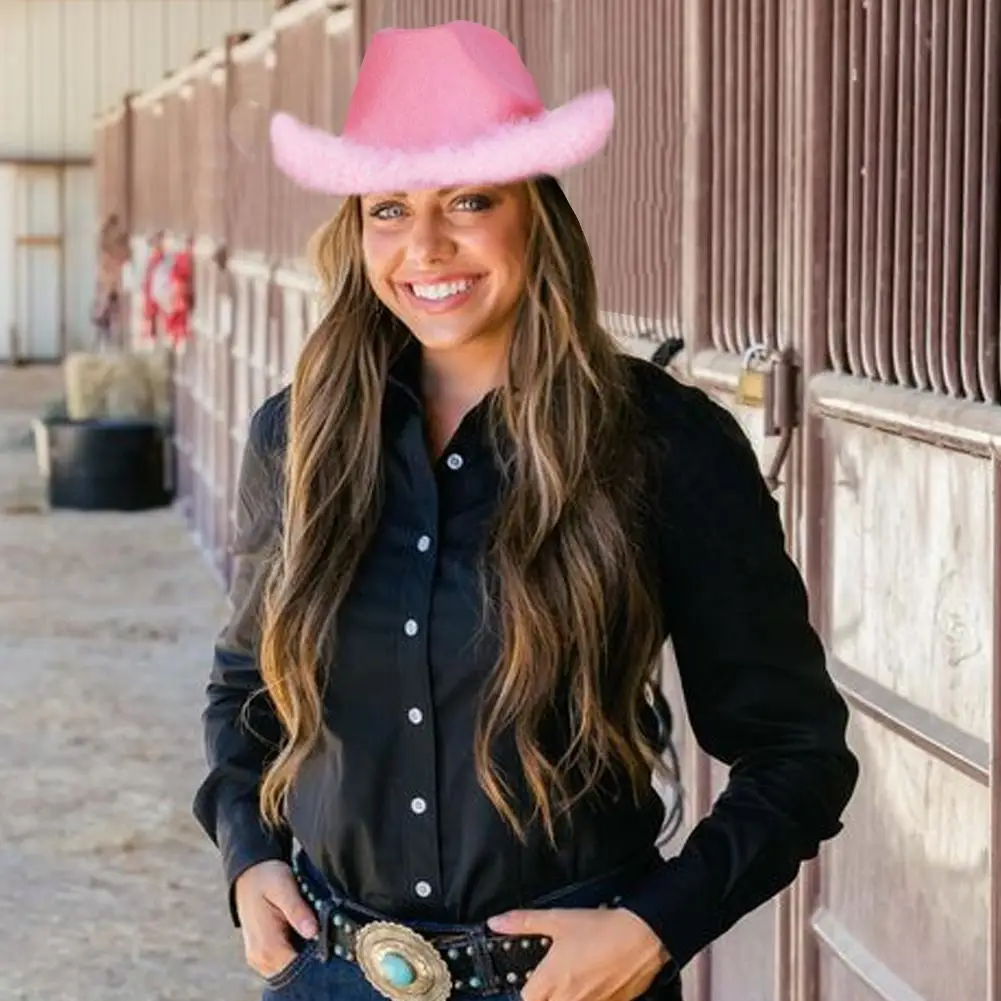 Cowboy Hats Cowgirl Hats For Christmas Bachelorette Party Carnival Rave Costume Accessories