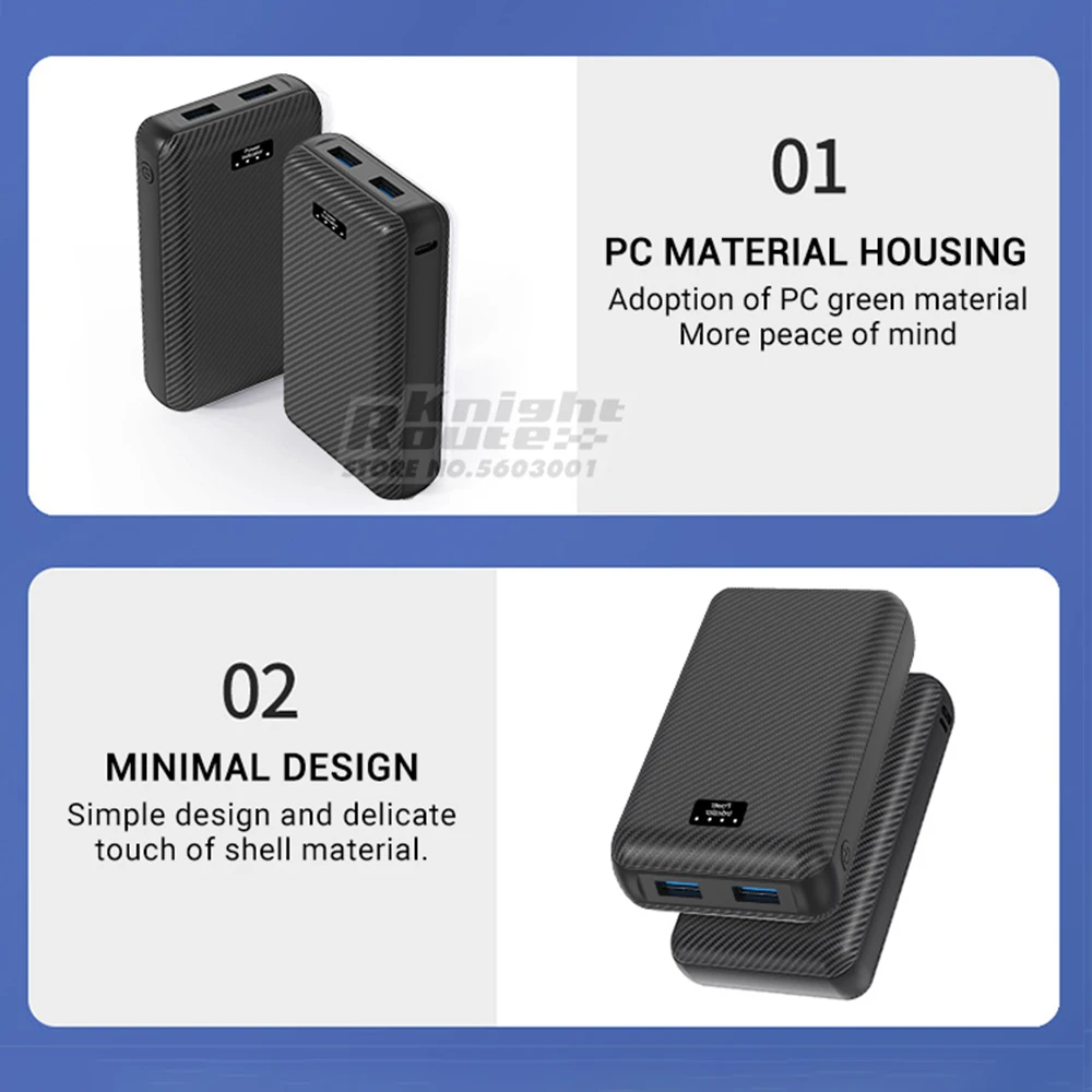 5V/3A-10000mAh Power Bank Portable Charging Power Supply Mobile Phone External Battery Fast Charging For Fan Vest Cooling Vest portable power bank